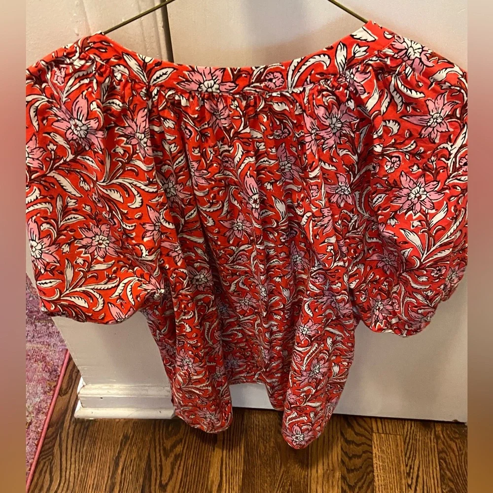 Loft floral print top - Picture 2 of 3